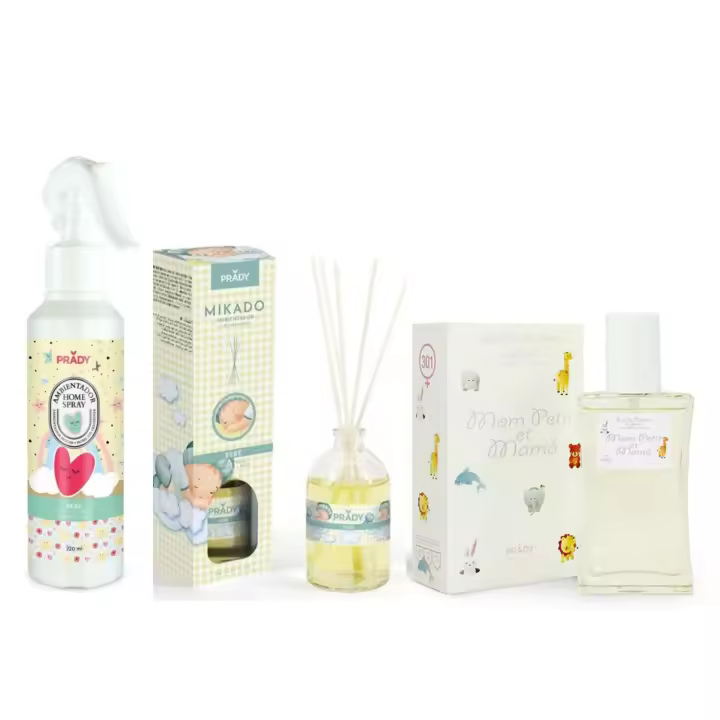 Lote Ambientadores Bebé de Prady y Fragancia Mom Petit et Mamá – Aromas Suaves y Delicados para tu Hogar - 1