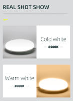 Panel De Luz LED Redonda 15W 20W 30W 50W 220v Luz De Techo Moderna Para Cocina Iluminación Doméstica Lámpara De Techo Fácil De Instalar ABS - details 8