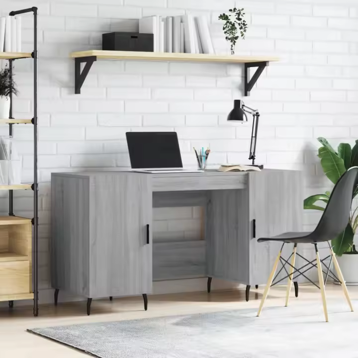 Sonoma excretura Madera multicapa gris 140x50x75 cm - 1