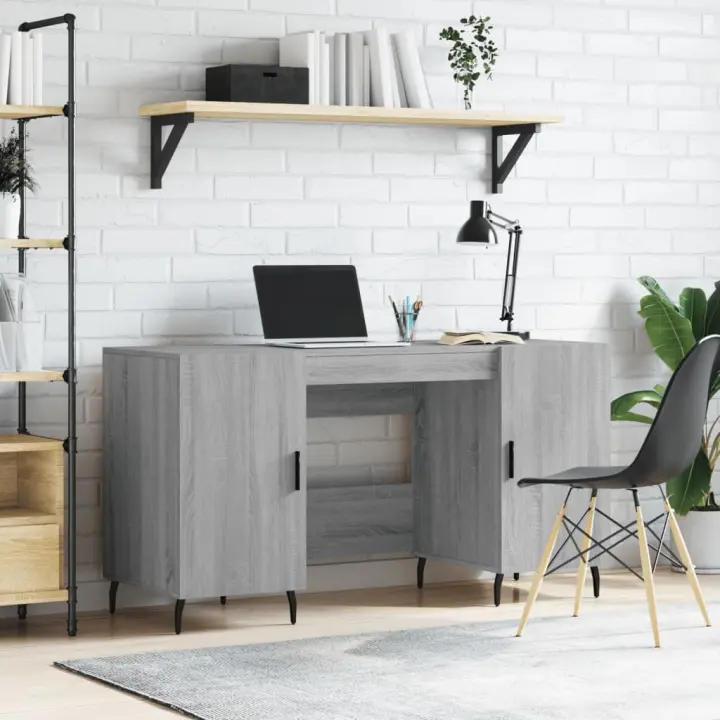 Sonoma excretura Madera multicapa gris 140x50x75 cm - 1