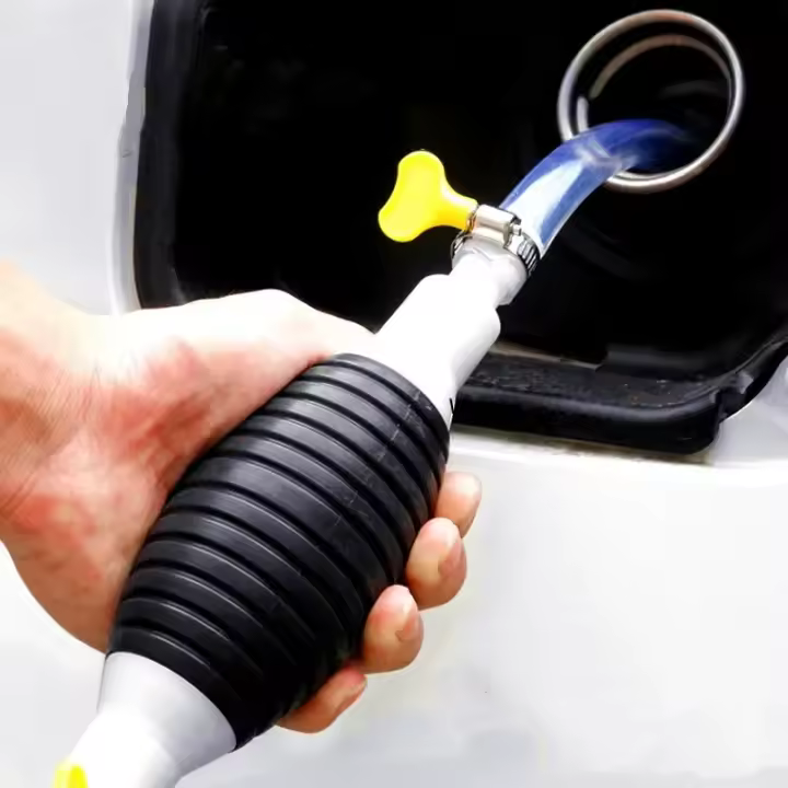 Primer Manual De Bomba De Combustible a Gasolina Herramienta Para Coche Transferencia De Combustible Línea De Bomba - 1