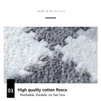 Carpetas De Espuma EVA Suaves Para Sala De Estar Y Juegos De Niños Alfombra De Piso Para Bebés Con Pelo Largo Y Espeso Tapete De Rompecabezas De Terciopelo - details 9