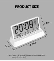 Reloj De Alarma Digital Transparente Con Mostrador De Temperatura Fecha Y Día De La Semana Estilo Moderno Para Oficina Y Hogar 12/24H - details 6