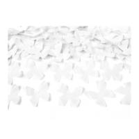 Cañón Confeti Mariposas blancas de papel Pack 12 unidades para bodas, bautizos, fiestas y eventos - details 2