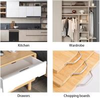 20 manijas de Maple inoxidable, manijas de Gabinete de Maple inoxidable, manijas de cocina Para Cocina, Gabinete, caja, Baño, Dormitorio (plata) - details 2