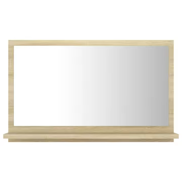 ¿Espejo de BA? O Madera contrachapada color Roble 60x10,5x37 cm - 1