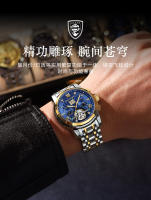 Reloj mecánico totalmente automático nuevo, reloj multifunción para hombre. - details 0