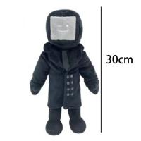 Muñeco De Peluche Skibidi Toilet Clockman Titan TV Man Speakerman Juguete De Horror Para Niños Regalos De Cumpleaños Y Navidad Material De Algodón PP Relleno - details 16