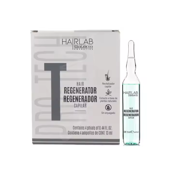 salerm cosmetics pro tech ampolla regeneradora capilar 8x4x13ml - 1