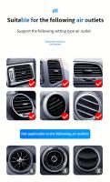 Soporte Magnético para Teléfono de Coche de Carga Universal 15W con Succión FuerteInstalación con Un Solo Toque Compatibilidad Universal Salida de Aire de Navegación en Coche - Compatible con iPhone15 12 14 & 13 - details 12