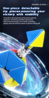 Picube MoYu Meilong Pyraminx V2 3x3x3 Cubo De La Pyramide Magia MoFangJiaoShi Con Pegatinas Puzzle Cubo Regalo Macaron - details 2