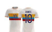Camiseta De Hombre Colombia Streetwear Fútbol 3D Impreso Secado Rápido Transpirable Para Parejas Manga Corta Cuidado Con Lavado Mecánico Estilo Casual - details 3