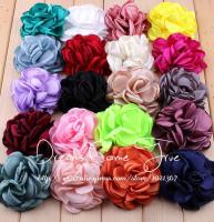 5pcs/lot 8CM 20 Colores Flores Artificiales Vintage Para Bebé Nacido Recién Nacido Bouquet De Tela Suave Para Boda Novia Guirnalda Decoración Del Hogar Flores De Tela - details 5