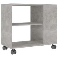 vidaXL Mesa auxiliar de madera de ingeniería 70x35x55 cm Blanco, Negro, Gris Mesa de sofá Mesa de Entrada para Salón Consola de Entrada Mueble Recibidor Mesita Mesa auxiliar Salon - details 11