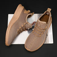Zapatos De Correr Para Hombre Transpirables Plataforma Moda Casual Ligeros Antideslizantes Con Suela De Goma Microfibra Superior - details 10