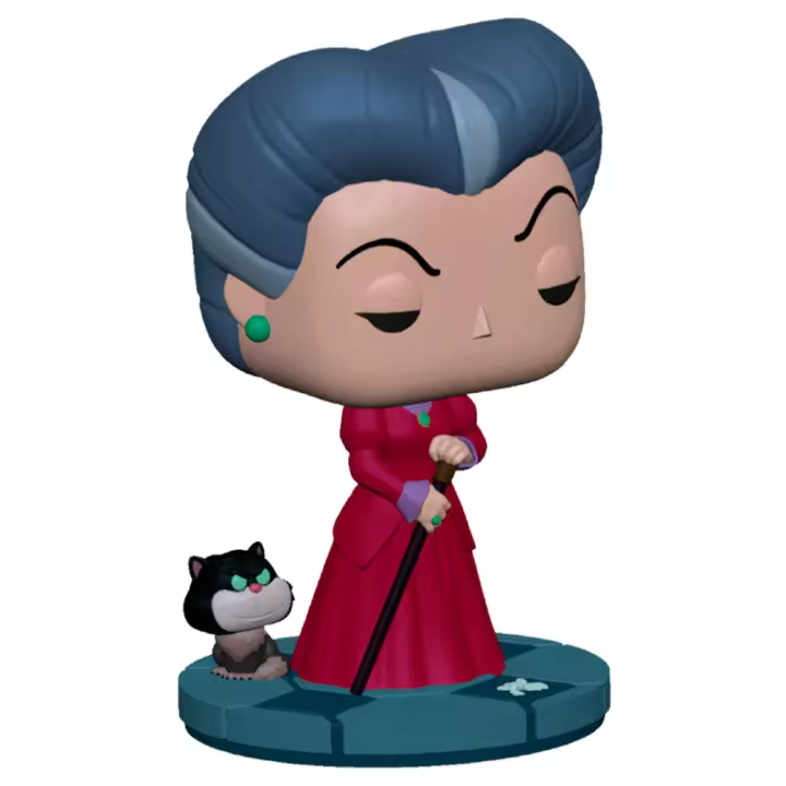 Figura Pop Disney Villains Lady Tremaine-Figura de Vinilo Coleccionable - Idea de Regalo- Mercancia Oficial - Juguetes para Niños y Adultos - Movies Fans - Muñeco para Coleccionistas y Exposición - 1