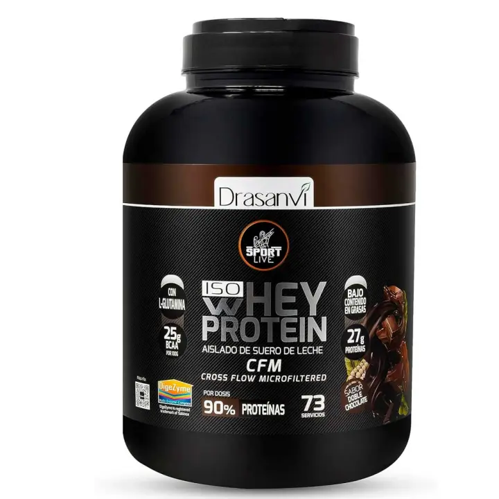 Drasanvi Iso Whey Protein 2,2kg - WHEY PROTEIN AISLADO 2,2KG SPORT LIVE DRASANVI - 1
