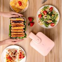 Tostadora Multifunción para Desayuno – Máquina de Sándwich y Pan Compacta, Doble Propósito para Tostar y Calentar, Fácil de Usar en el Hogar (Verde) - details 2