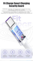 Cable USB Tipo C De 100W 7A Para Carga Rápida Accesorios Para Teléfonos Samsung S23 S24 Ultra Xiaomi 14 Redmi Note 13 pro POCO Material TPE/TPU - details 4