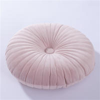 Cojín Redondo De Tatami 35x35cm Almohada Suave Para Sofa Cama Silla Piso Decoración Del Hogar Cojín De Asiento Beige Rosa Verde Naranja Azul Gris - details 2