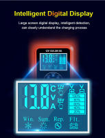 Cargador De Batería Universal 12V 12A/5A Alta Potencia Para Coche SUV Camión Mantenimiento De Batería 12V 24V AGM GEL WET - details 6
