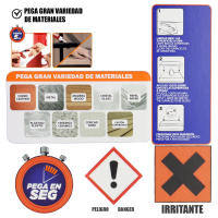 Geshop 12 Super Glue Gel instantáneos super glue monodosis (12 x 1g Monodosis) - details 2