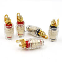 Conector De Amplificador De Bajo 8pcs/set Post De Terminal Para Altavoces Con Socket De Plug De Plátano De 4mm Adaptador De Conexión De Alta Frecuencia - details 0