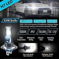 4x H7 LED Bomba Faro Kit de Alta Baja haz 6000K 220W 60000lm Super Brillante Blanco - details 2