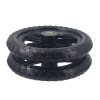 Rueda Sólida De 12 Pulgadas Para Carrito De Equilibrio No Inflable Frontal Y Trasera Plástica De Alta Calidad Accesorios Para Patinetes - details 2