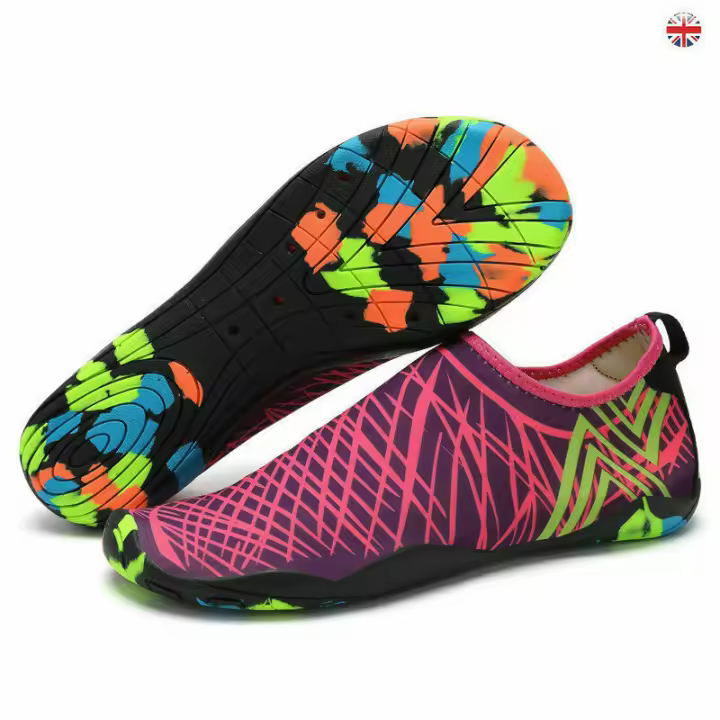 Agua Zapatos Calcetines, hombres Mujeres, Aqua Zapatos para Nadar yoga Playa Correr Natación surf Buceo - 1