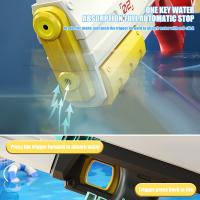 Pistola de Agua Eléctrica Autocebante 450ml - 8-10m Alcance, 30 Minutos Continuos + Recarga en 15s, USB Recargable para Niños/Adultos con Batería Incluida - Juguete Piscina Playa Batallas Acuáticas - details 2