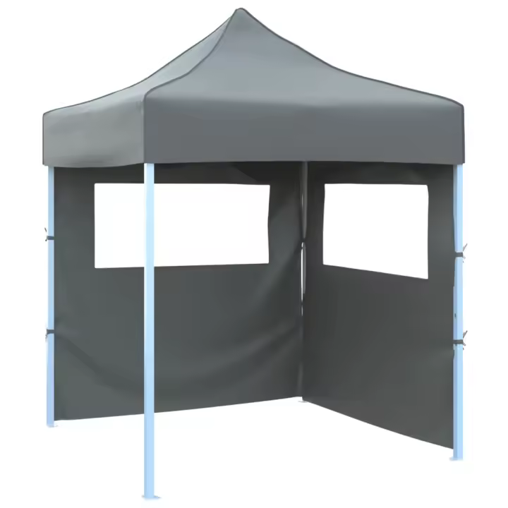 vidaXL Carpa Plegable Profesional 2 Paredes Acero Celebraciones Color Antracita,  Azul,  Blanco y mas - 1