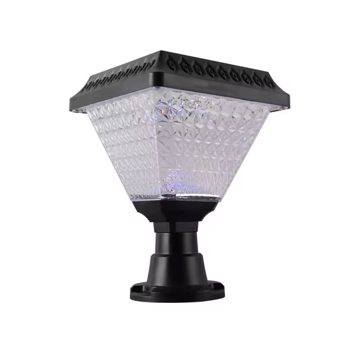 Solar column head light, outdoor waterproof villa courtyard Chinese style remote control gate wall light SY - 1