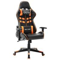 vidaXL Silla de gaming de cuero sintético en color Negro y verde/Negro y blanco/Negro y azul y más | cómodas modernas ergonómicas para comedor cocina salón hogar - details 7