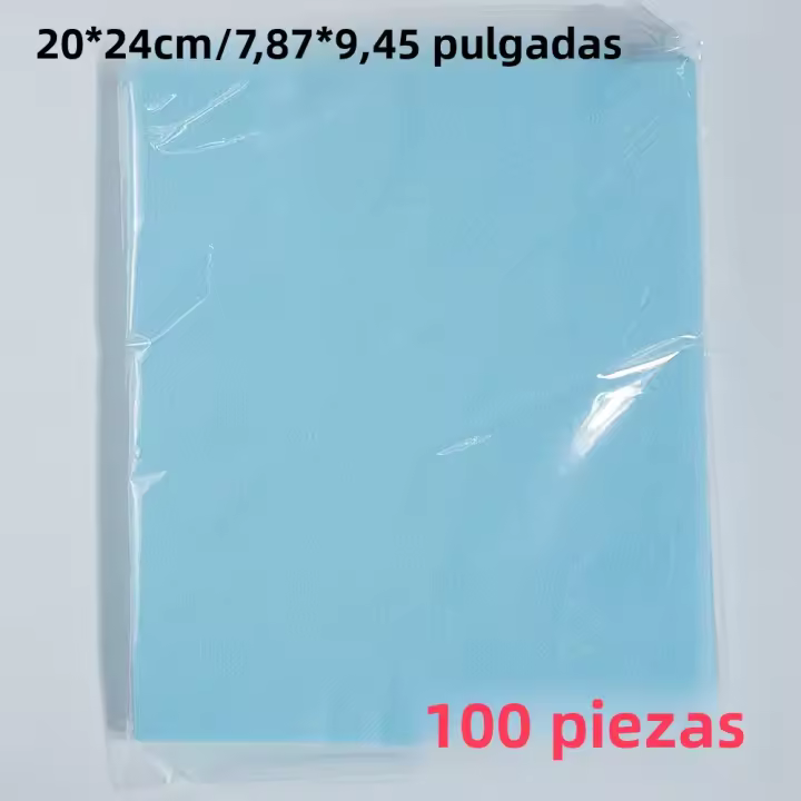 Papel Filtro De Vacío Para Arte De Uñas 100/300/500 Piezas 20x24cm Desechable Antipolvo Para Manicura Papel De Filtro No Tejido - 1