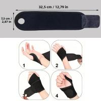 1PC Soporte Ajustable Para Muñeca Alivio Del Dolor De Tunnel Carpal Y Tendinitis Deporte Envoltura De Soporte Para Artritis Y Esguinces Material De Nylon - details 0