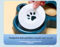 Tazas Para Gatos Con Alimentador De Agua 3 En 1 Diseño De Oreja Tazas Inclinadas Con Botella De Agua Para Protección De Cuello Set De Alimentos Y Agua - details 10
