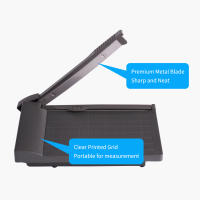 Mini Cortadora De Papel Aibecy 160mm Cabezal De Seguridad Para Manualidades Máquina De Corte De Escritorio Con Longitud De Corte De 6 Pulgadas - details 6