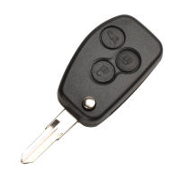 Carcasa De Llave De Coche Con Plegado Jingyuqin Modificada Para Renault Megane Dacia Modus Espace Duster Clio 2/3 Botones VAC102/NE72 Material ABS - details 1