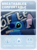 Sábana Ajustable Con Patrón De Stitch Cartoon Impreso Digitalmente Cobertor De Cama De Poliéster 100% Funda De Almohada No Incluida - details 5