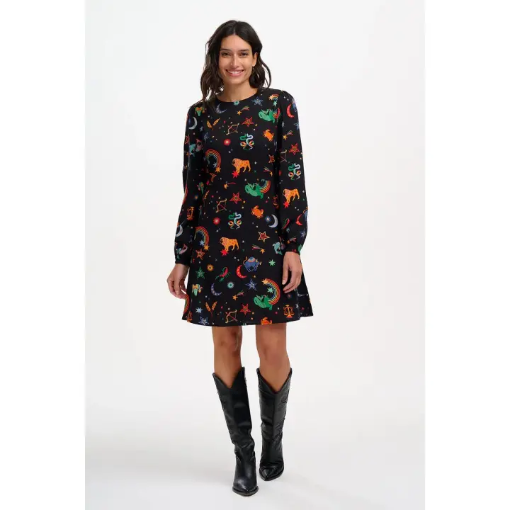 SUGARHILL BRIGHTON - Vestido mini modelo Zodiac en color negro de Sugarhill Brighton - 1