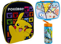 Set Mochila Infantil, Sandwichera infantil y Botella escolar - Pack Diseño Colorido | Mochila Escolar 31x25x11cm Niño Niña de 3 a 9 Años | Material Escolar - details 3
