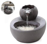 Fuente para Beber para Gatos, dispensador de Agua Silencioso y Silencioso para Gatos, Cerámica, Negro (,) TA [Kk] - details 0
