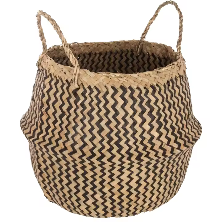 Atmosphera - Cesta de Mimbre Decorativa Rústica para Barbacoas - 1
