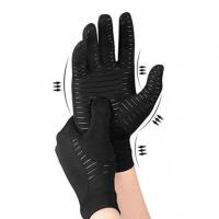 Guantes De Compresión De Cobre Para Artritis Negro Soporte De Muñeca No Eslipiente Para Hombres Y Mujeres Alivio Del Dolor De Articulaciones De Los Dedos - details 2