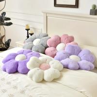 Cojín Decorativo De Plush En Forma De Margarita Suave Y Cómodo Para Cama Y Sofá Fabricado Con Tela De Poliéster - details 10