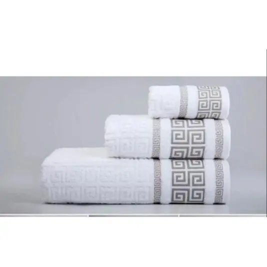 Merca9-Pack de Toallas De 3 Piezas | 100% Algodón 600gr/m2 | Toallas De Ducha, Mano y Tocador | Absorbentes - 1