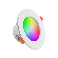 Tuya Bluetooth Smart Downlight LED De Color Completo Control Remoto 10W Luz Baja Revestimiento Plástico Para Techo Recubierto - details 0