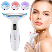 2025 Nuevo instrumento de belleza para el cuello, masajeador de microcorriente EMS para rostro y cuello, iluminación facial, instrumento de belleza para el cuidado de la piel. - details 1