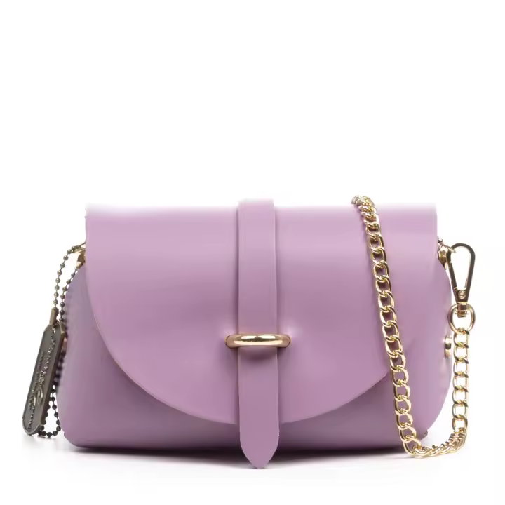 FIRENZE ARTEGIANI. Aurora Bolso bandolera Mujer. Piel auténtica Ruga. 18x9x11cm. - 1